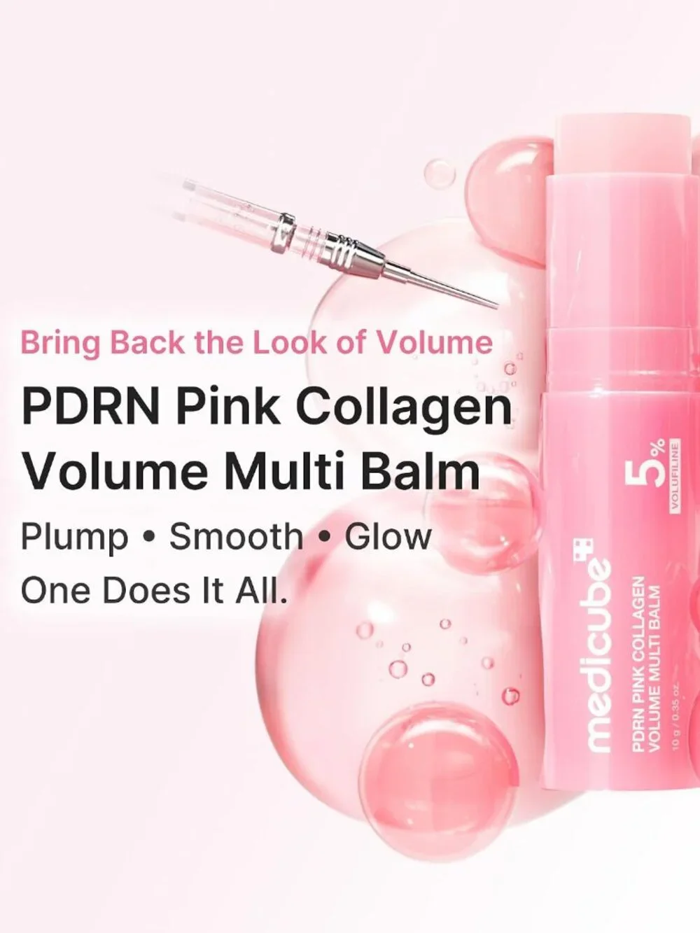 medicube PDRN Pink Collagen Volume Multi Balm Stick